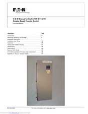 Eaton Cutler-Hammer ATC-300 Instruction Booklet