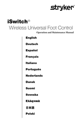 Stryker iSwitch Operation And Maintenance Manual
