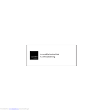 Skovby Norra SM622 Assembly Instruction Manual