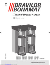 BRAVILOR BONAMAT Aurora GTBTL-003 Operator's Manual
