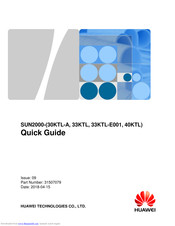 Huawei SUN2000-33KTL-E001 Quick Manual