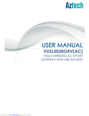 Aztech VDSL5038GRV(AC) User Manual