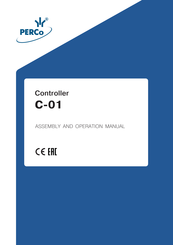 PERCo C-01 Assambly And Operation Manual