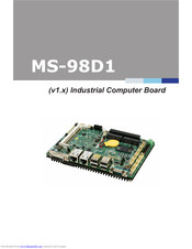 MSI MS-98D1 Manual