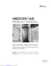 Perlick H80CIM-AD SERIES Product Manual