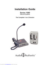 Audio Authority 1583 Installation Manual