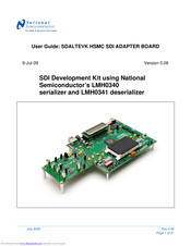 National Semiconductor LMH0341 User Manual