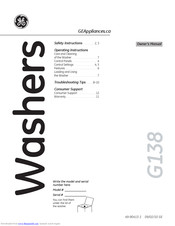 GE G138 Owner's Manual