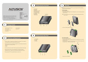 Altusen SN3101 Quick Start Manual