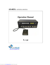 Hamplus AS-603A Operation Manual