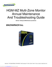 Bacharach HGM-MZ Maintenance And Troubleshooting Manual