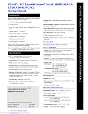 EMAC PCI-6871 Startup Manual