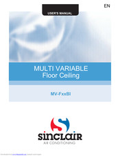 Sinclair MV-F09BI User Manual