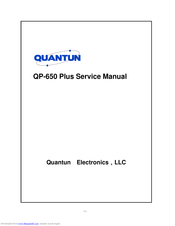 QUANTUN QP-650 Plus Service Manual