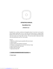 Aeotec NanoMote One Operating Manual