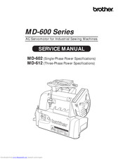 Brother MD-602 Service Manual