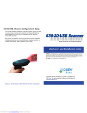Worth Data 530-2D-USB Quick Start And Installation Manual