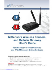 MiSensors MNG-9-3C3N User Manual