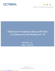 Octava PRO DSX- TX Installation Manual