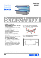 philips Sunstudio HB595/A Service Manual