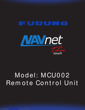 Furuno NavNet TZTouch User Manual
