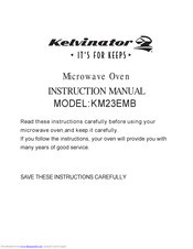 Kelvinator KM23EMB Instruction Manual