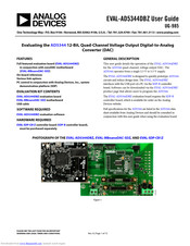 Analog Devices EVAL-AD5344DBZ User Manual
