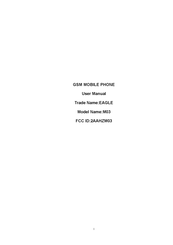 Global Sources EAGLE M03 User Manual