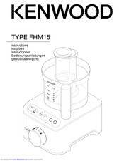 Kenwood FHM15 Instructions Manual