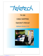 TELETECH TX 150 Operator's Manual