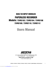 M-system 73VR2102 User Manual