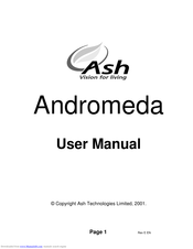Ash Technologies Andromeda User Manual