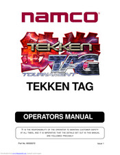Namco Tekken Tag Tournament Operator's Manual