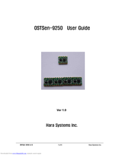 Hara Systems OSTSen-9250 User Manual