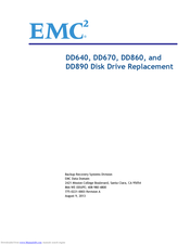 EMC Data Domain DD890 Hard Drive Replacement