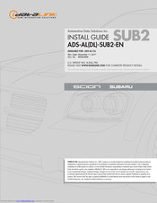 iDataLink ADS-AL(DL)-SUB2-EN Install Manual