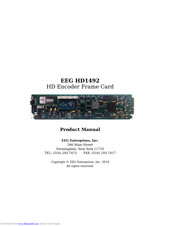 EEG HD1492 Product Manual