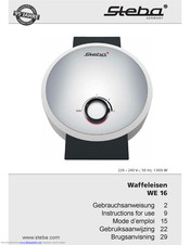 Steba WE 16 Instructions For Use Manual