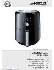 Steba HF 5000 XL Instructions For Use Manual