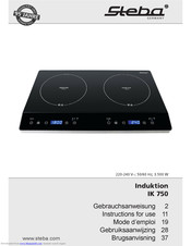 Steba IK 750 Instructions For Use Manual