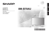 Sharp 8M-B70AU Setup Manual