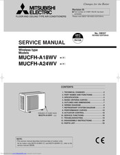 Mitsubishi Electric MUCFH-A24WV-E1 Service Manual