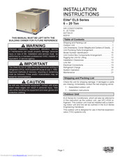 Elite ELS090S4S Installation Instructions Manual