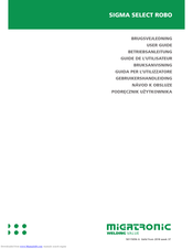 Migatronic SIGMA SELECT ROBO User Manual