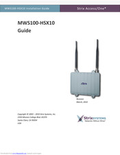 Strix Systems Strix Access/One MWS100-HSX10 Installation Manual