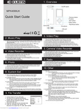 Curtis MPK4099UK Quick Start Manual