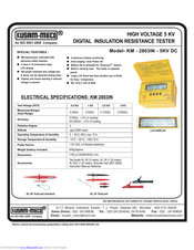 Kusam-meco KM 2803IN Operation Manual