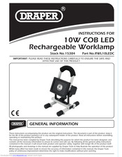 Draper RWL10LEDC Instructions Manual