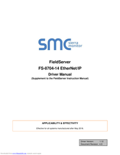SMC Sierra Monitor FS-8704-14 Driver Manual