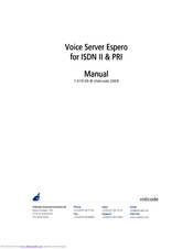 Vidicode Espero Desktop ISDN II Manual